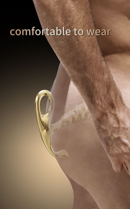 Масажер простати Pretty Love Jack із цирконієвого сплаву, золотий, 12,3 х 2,5 см вид 16