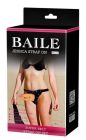 Женский двойной страпон с вибрацией Baile Ultra Passionate, беж вид 3