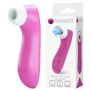 Вакуумный стимулятор клитора Baile Romance, розовый, 12,6 х 3,6 см
