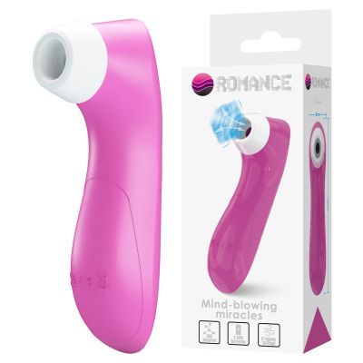 Вакуумний стимулятор клітора Baile Romance, рожевий, 12,6 × 3,6 см