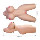 Мастурбатор-торс CRAZY BULL Lily, вагина, реалистичный, 41 х 20 см вид 12