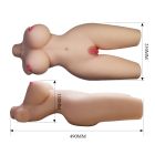 Мастурбатор-торс CRAZY BULL Tiffany, вагина и анус, реалистичный, 49 х 25 см вид 11