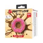 Эрекционное кольцо Pretty Love Berry в форме пончика с кремом, розовое, 4,6 х 2 см вид 8