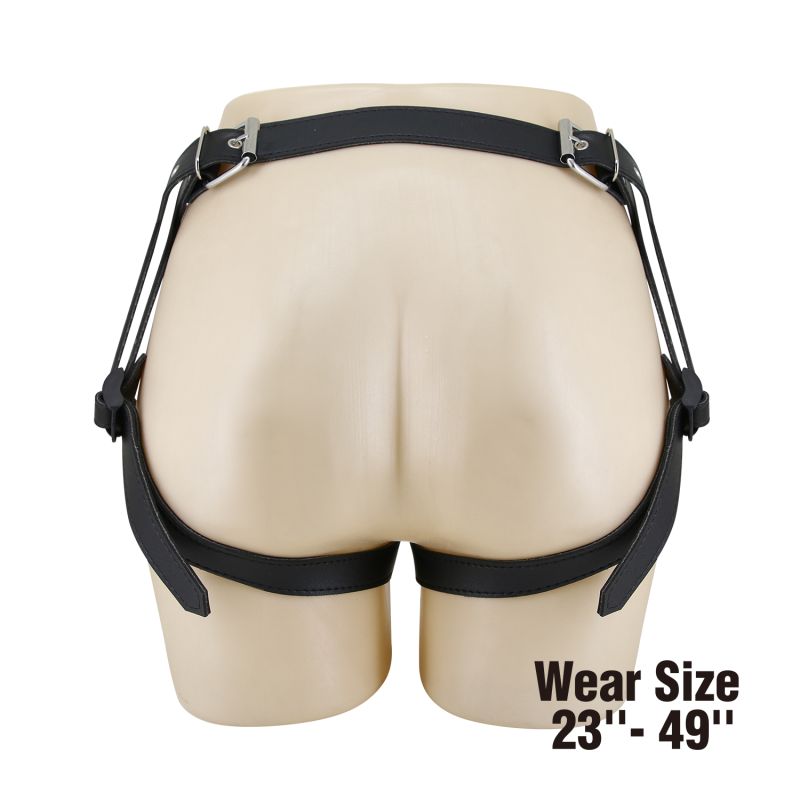 Трусики для страпона на ремінцях Pretty Love Caludio II, сині вид 6