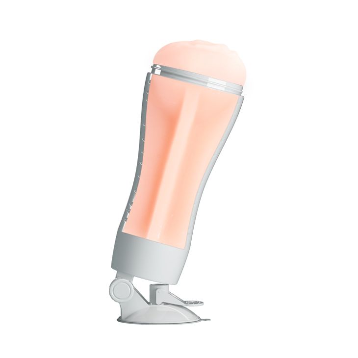 Мастурбатор-вагіна Crazy Bull Flora на присоску, зі стимуляцією стискання, 28,3 × 9 см вид 7