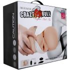 Мастурбатор реалістичний вагіна та анус CRAZY BULL з вібрацією, 22,5 × 21 × 13 см вид 12