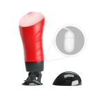 Мастурбатор вагіна в колбі на присоску з регульованим нахилом Delia Men's Stroker, бежевий, 28,3 см вид 9