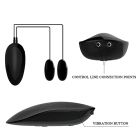 Мастурбатор попка з двома отворами та вібрацією, бежевий, 25 × 22 см вид 12