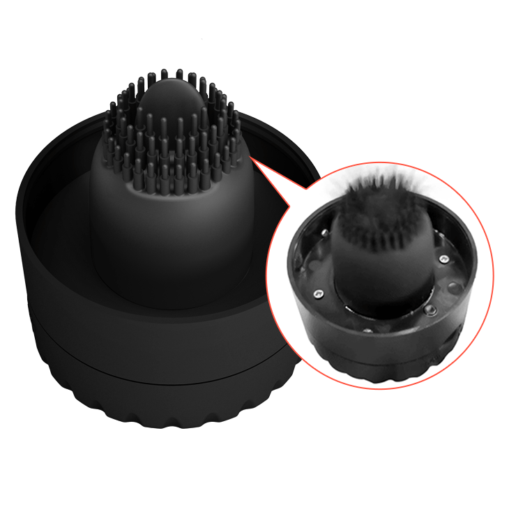 Мастурбатор-вагіна Pretty Love Emily зі стимуляцією головки, в чорній колбі, 17,9 х 6,9 см вид 12