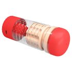 Мастурбатор-вагіна Pretty Love Theresa зі стимуляцією головки, в червоній колбі, 17,9 х 6,9 см вид 8