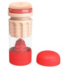 Мастурбатор-вагіна Pretty Love Theresa зі стимуляцією головки, в червоній колбі, 17,9 х 6,9 см вид 10