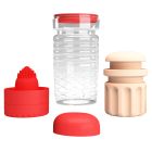 Мастурбатор-вагіна Pretty Love Theresa зі стимуляцією головки, в червоній колбі, 17,9 х 6,9 см вид 11