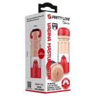 Мастурбатор-вагіна Pretty Love Theresa зі стимуляцією головки, в червоній колбі, 17,9 х 6,9 см вид 16