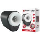 Автоматичний мастурбатор наскрізний Pretty Love DJ GIRL з вібрацією, 15,6×11,1 см вид 2