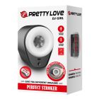 Автоматичний мастурбатор наскрізний Pretty Love DJ GIRL з вібрацією, 15,6×11,1 см вид 13