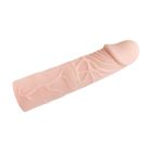Насадка на пеніс Baile Penis Sleeve, подовжуюча, бежева, 17 × 2,5 см вид 7