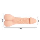 Мастурбатор-насадка у вигляді пеніса BAILE Bigger Man Penis, реалістичний, кібершкіра, 21,5 × 4,5 см вид 8