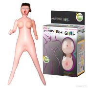 Секс-лялька з вібрацією BAILE Finish Girl Talla та двостороннім мастурбатором, 160 см