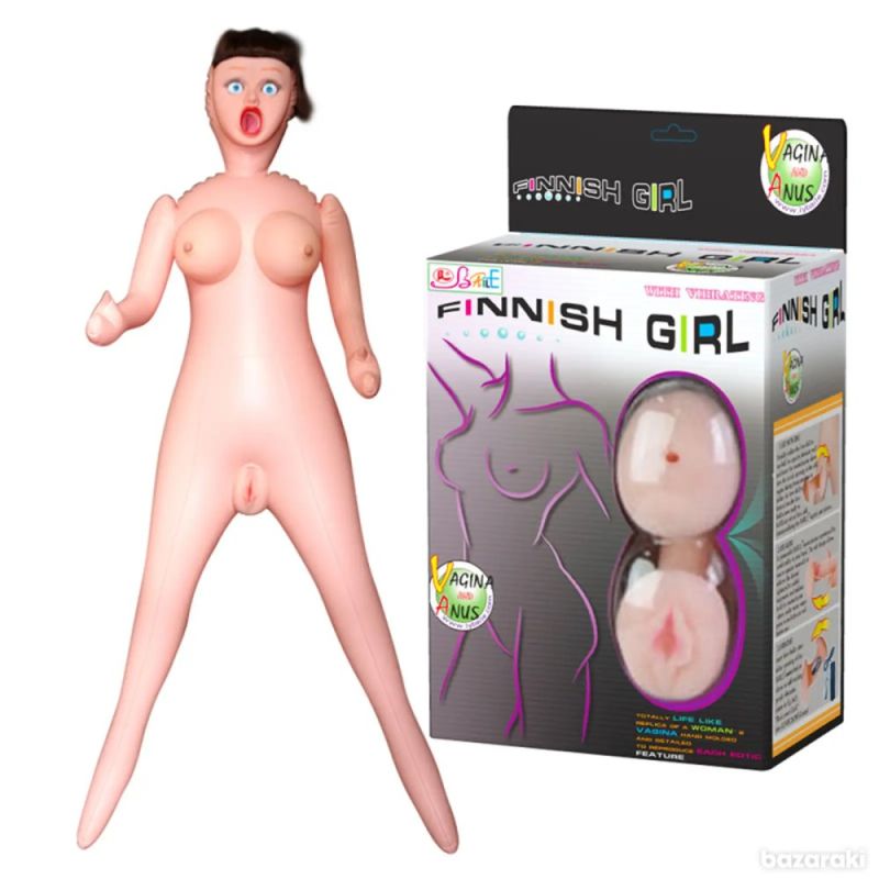 Секс-лялька з вібрацією BAILE Finish Girl Talla та двостороннім мастурбатором, 160 см вид 2