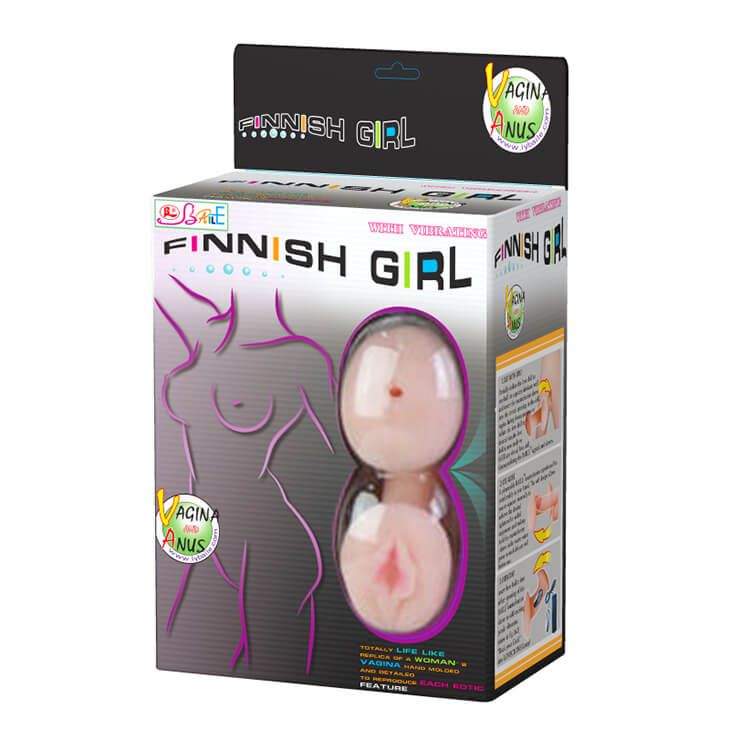 Секс-лялька з вібрацією BAILE Finish Girl Talla та двостороннім мастурбатором, 160 см вид 10