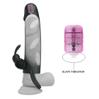 Вібронасадка на пеніс PRETTY LOVE Penis Sleeve, чорна, 12 × 3,3 см вид 7
