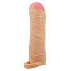 Удлиняющая насадка на пенис PRETTY LOVE Bunion реалистичная, бежевая, 16.5 х 3.8 см вид 3