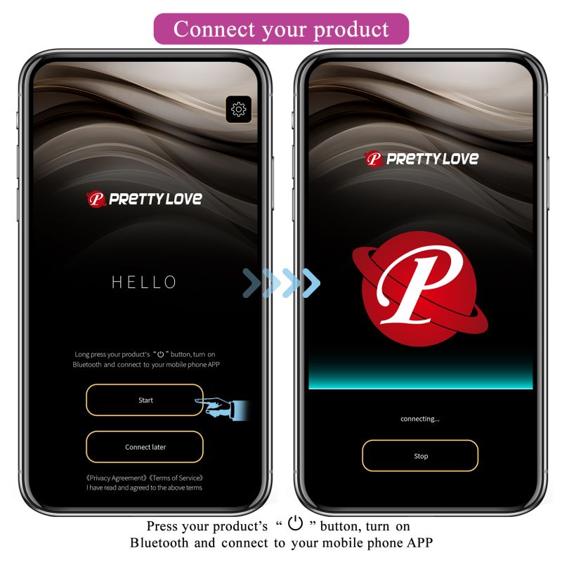 Вибратор для пар PRETTY LOVE Aari с приложением, фиолетовый, 9.1 х 3.4 см вид 14