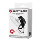 Ерекційне віброкільце PRETTY LOVE Ruben подвійне, чорне, 8.5 х 5.3 см вид 12