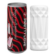 Мастурбатор PRETTY LOVE Pop-Top Can Masturbator, красный