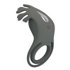 Эрекционное виброкольцо PRETTY LOVE Master Ring двойное, с ушками для клитора, серое, 8.5 х 4.1 см вид 6