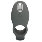 Ерекційне віброкільце PRETTY LOVE Master Ring, сіре, 11 х 4.5 см вид 4