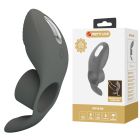 Ерекційне віброкільце PRETTY LOVE Master Ring, сіре, 11 х 4.5 см вид 12