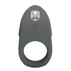 Эрекционное виброкольцо PRETTY LOVE Master Ring силиконовое, серое, 8.7 х 5 см вид 3