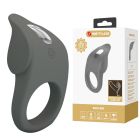 Ерекційне віброкільце PRETTY LOVE Master Ring силіконове, сіре, 8.7 х 5 см вид 11