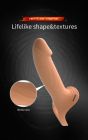 Страпон реалистичный полый PRETTY LOVE London, бежевый, 25 х 4.5 см вид 13