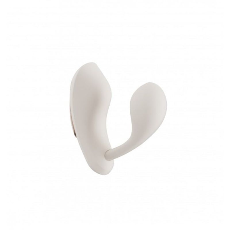 Вібратор у трусики з пультом керування Qingnan No.6 Wireless Control Beige білий вид 5