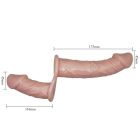 Подвійний страпон з вібрацією Ultra Passionate Harness Dual Vibration з провідним пультом керування вид 6