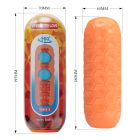 Мастурбатор Pretty Love Venus-X Orange з кульками для стимуляції, 18 х 6.5 см вид 9