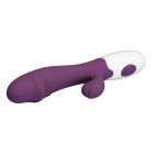 Вібратор-кролик для точки G PRETTY LOVE SNAPPY фіолетовий, 19 х 3.2 см вид 9