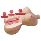 Мастурбатор-торс CRAZY BULL Diana, реалістичний, 37 см х 22 см вид 11