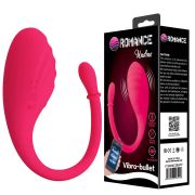 Віброяйце Romance Undine Vibro-Bullet силіконове, з додатком, рожеве, 20,5 х 3,4 см