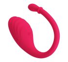 Віброяйце Romance Undine Vibro-Bullet силіконове, з додатком, рожеве, 20,5 х 3,4 см вид 4