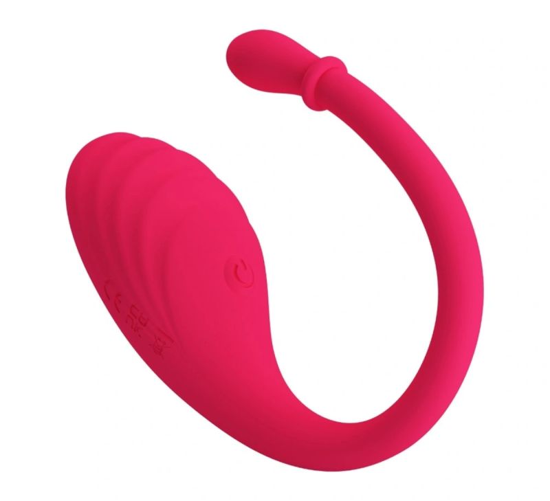 Віброяйце Romance Undine Vibro-Bullet силіконове, з додатком, рожеве, 20,5 х 3,4 см вид 4
