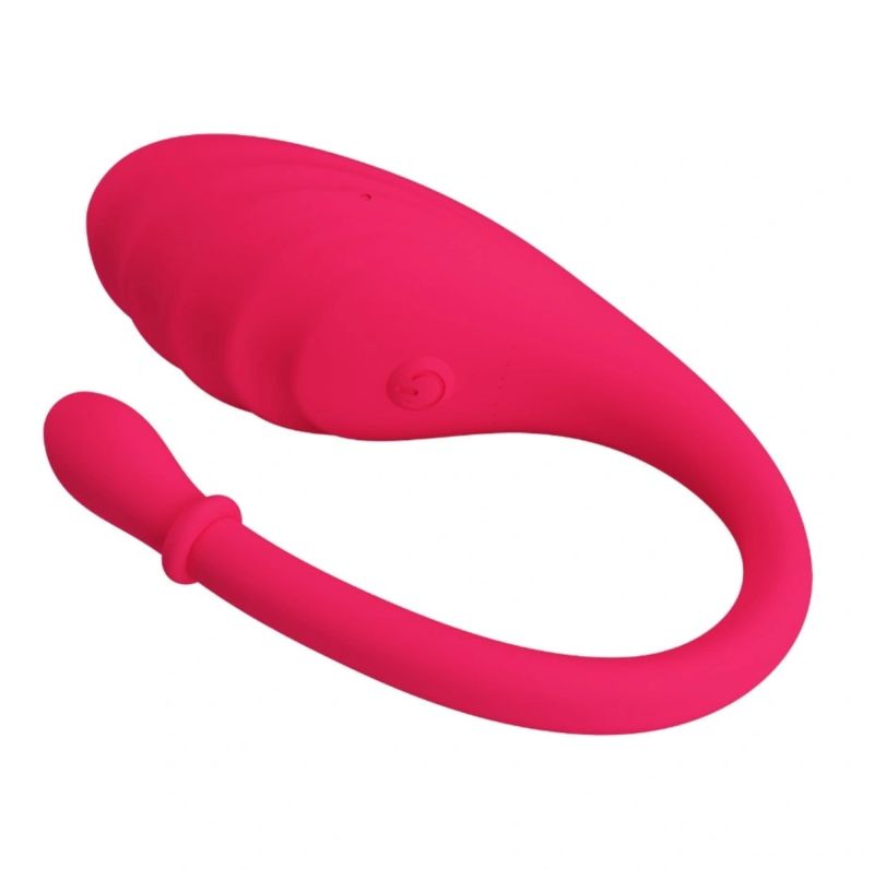 Віброяйце Romance Undine Vibro-Bullet силіконове, з додатком, рожеве, 20,5 х 3,4 см вид 5