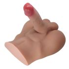 Мастурбатор реалістичний CRAZY BULL Rhynе пеніс та анус, бежевий, 24,6×23,7 см вид 5