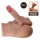 Мастурбатор реалістичний CRAZY BULL Rhynе пеніс та анус, бежевий, 24,6×23,7 см вид 6