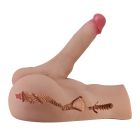 Мастурбатор реалістичний CRAZY BULL Rhynе пеніс та анус, бежевий, 24,6×23,7 см вид 8