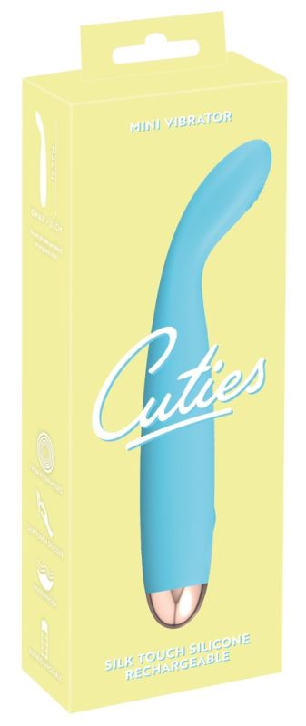 Вібратор для точки G Cuties, блакитний вид 9