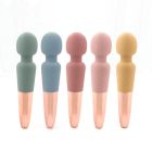 Вібратор мікрофон Sweet Em Velvet Lure, 28 режимів вібрації, бежевий із золотом вид 7
