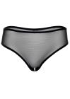 Трусики прозорі з відкритим доступом Daring Intimates Alexa, чорний, S/M вид 4
